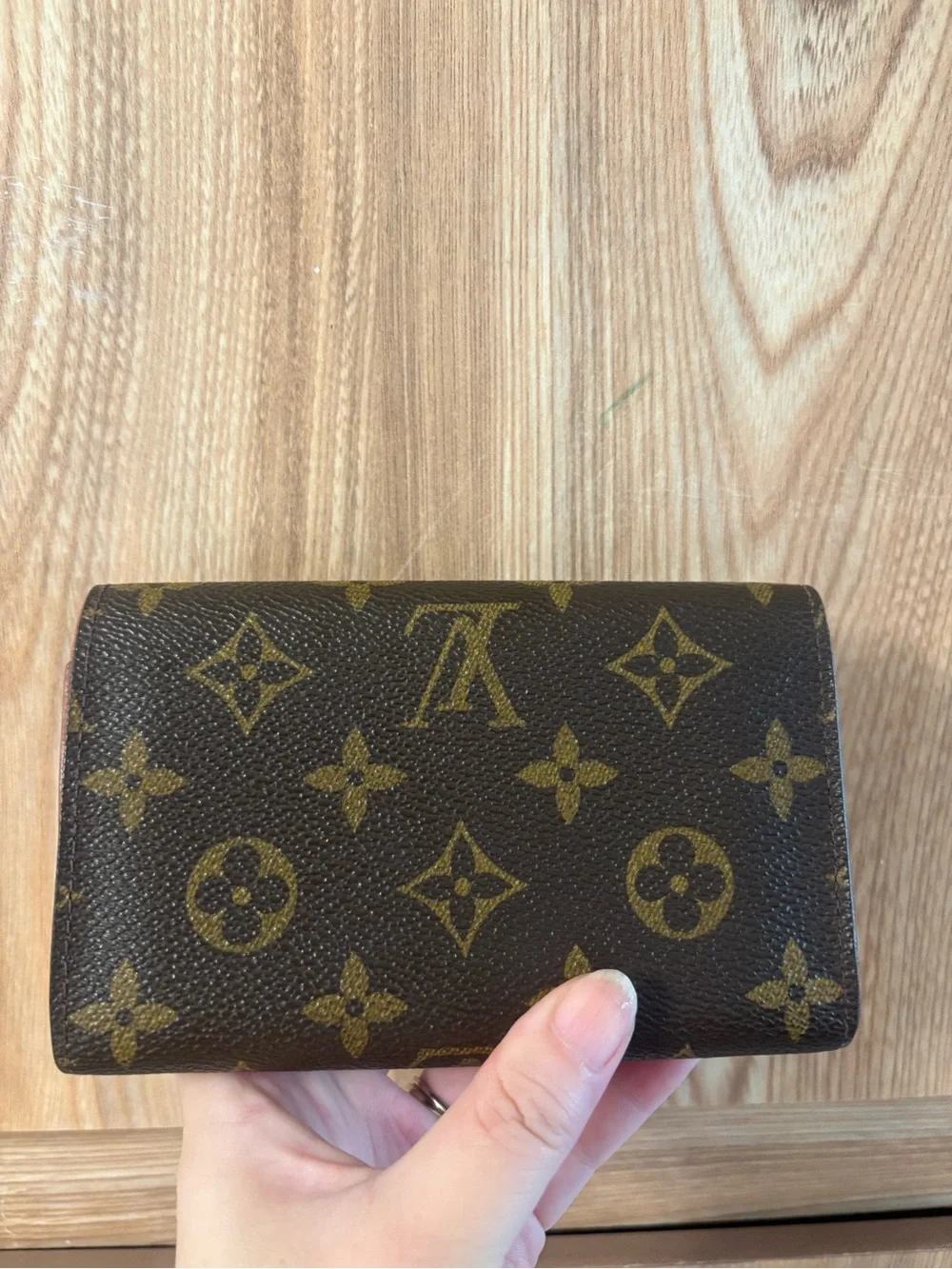 Auth Louis Vuitton Monogram Bifold zippy Wallet